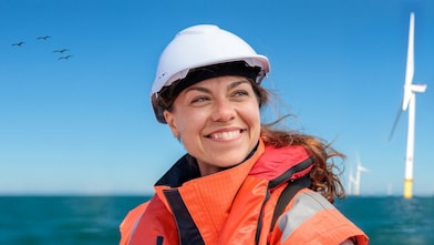 smiling employee