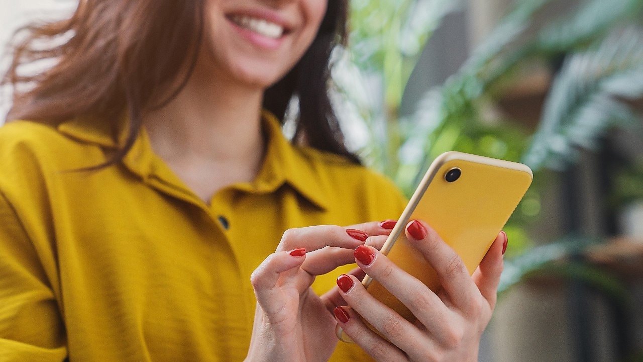 Close-up of mobile phone