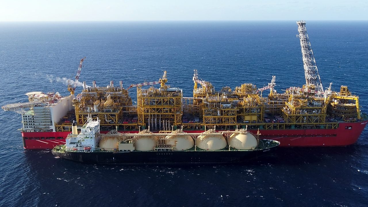 Prelude FLNG ship