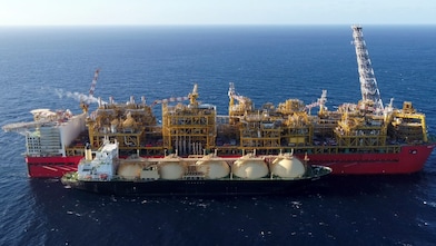 Prelude FLNG ship