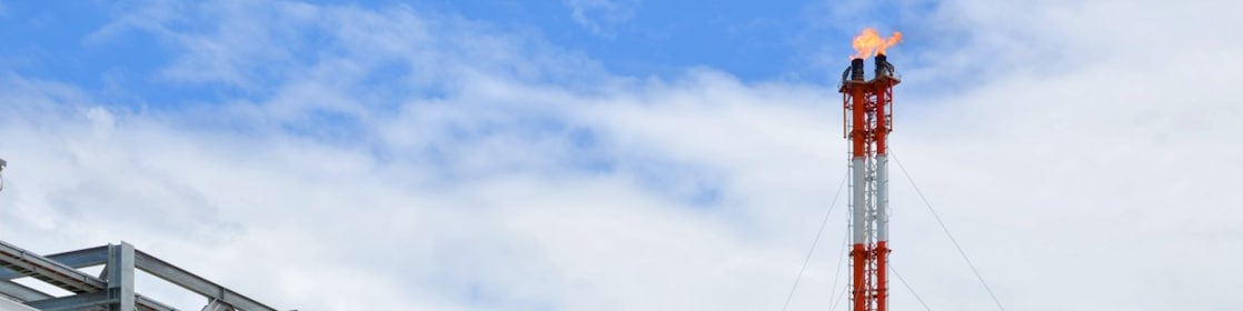 Aerial image of QGC LNG plant on Curtis Island