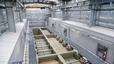 QGC's Northern Water Treatment Plant at Woleebee Creek, west of Wandoan in the Western Downs, Queensland