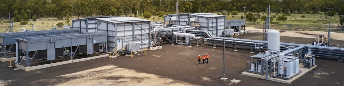 Shell QGC natural gas operations in Queensland's Surat Basin.