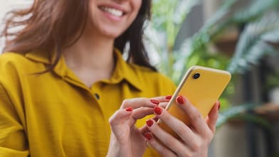 Close-up of mobile phone