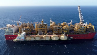 Floating Liquid Natural Gas ShipPlant