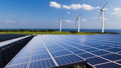 Solar and wind turbines