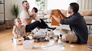 parents with their baby