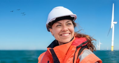 smiling employee