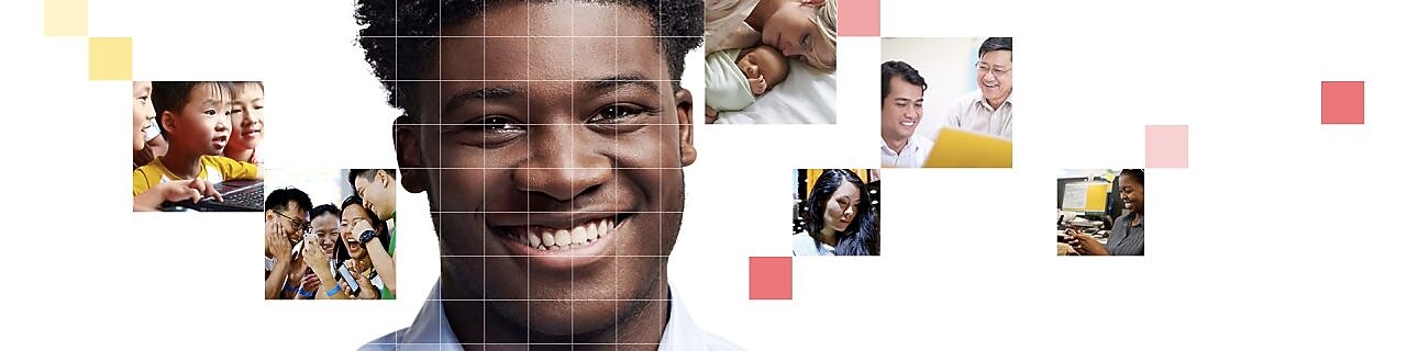 man looking at the camera smiling