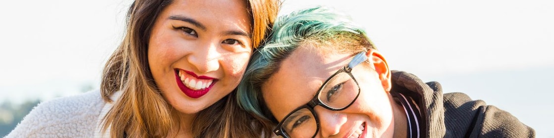Portrait of smiling Asian women