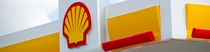 Shell service station showing Shell Pecten