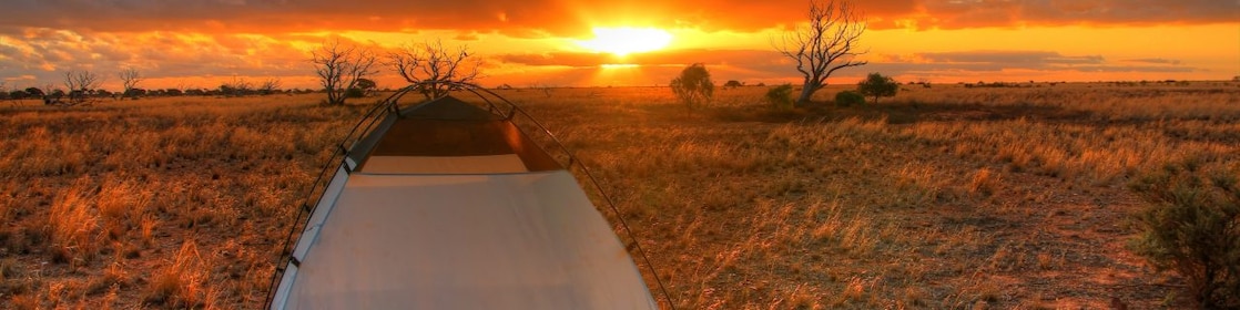 Tent in the outback