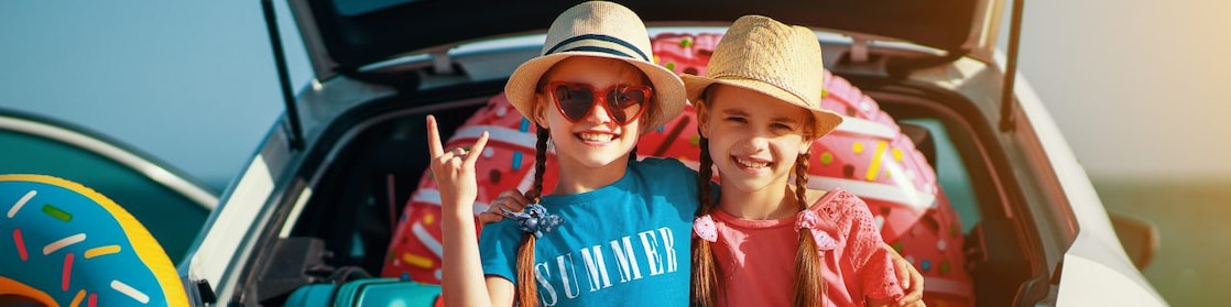 Kids in car