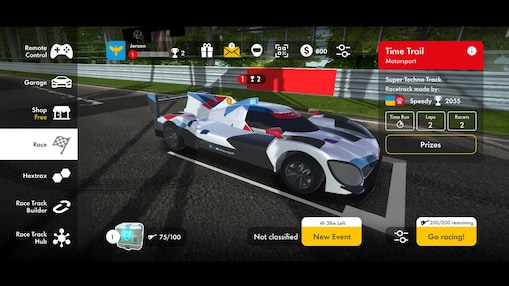 Shell Racing App