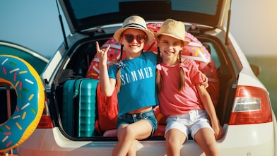 Kids in car