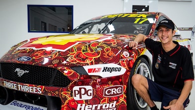 Braedyn Cidoni with his supercar