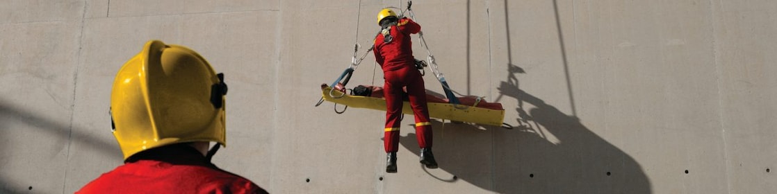 HSSE rescue training exercise at a refinery